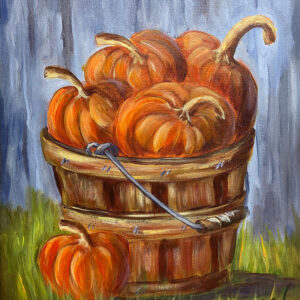 Pumpkin Basket - Painting Tutorial