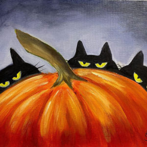 Scaredy Cats Painting