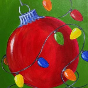 Ornament and Lights - Kids Painting Tutorial