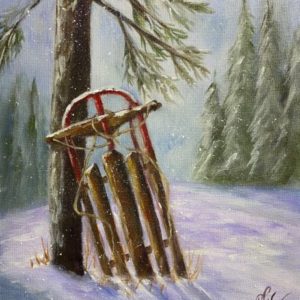 Winter Sled - Painting Tutorial