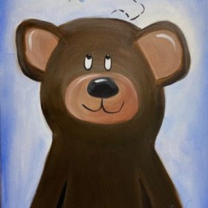Rocky the Honey Bear - Kids Painting Tutorial