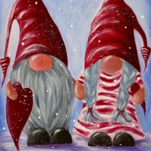 Cutest Valentine Gnome Couple - Painting Tutorial