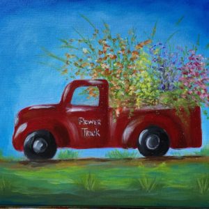 Red Spring Truck - Painting Tutorial