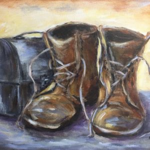 Work Boots and Lunchbox - Painting Tutorial