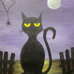 Spooky Cat - Painting Tutorial
