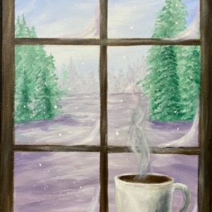 Cozy Winter Window - Painting Tutorial