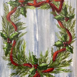 Holly Wreath - Painting Tutorial