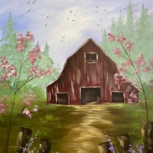 Springtime Barn - Painting Tutorial