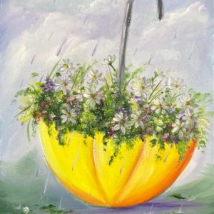 Umbrella Bouquet - Painting Tutorial