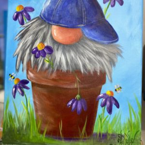 Gnome in a Flowerpot - Painting Tutorial