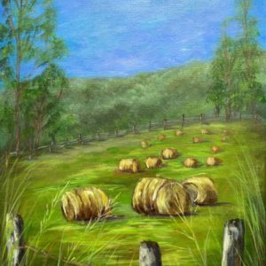 A Beautiful Field of Hay - Painting Tutorial