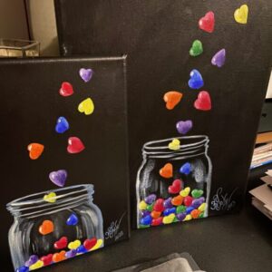 Jar of Hearts - Painting Tutorial