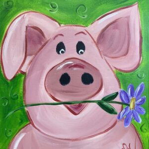 Charlotte Pig - Kids Painting Tutorial