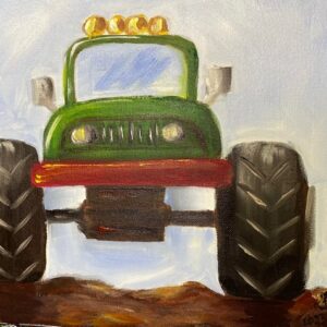 Monster Truck - Kids Painting Tutorial