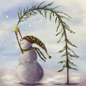 Reach for the Stars Snowman - Painting Tutorial