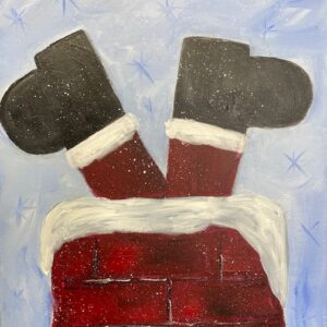 Here Comes Santa - Kids Painting Tutorial