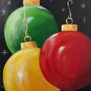 Christmas Bulbs - Painting Tutorial