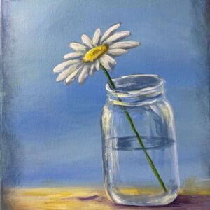 Daisy in a Jar - Painting Tutorial