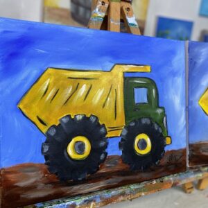 Dump Truck - Kids Painting Tutorial