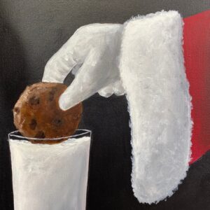 Milk and Cookies for Santa - Painting Tutorial