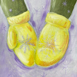 Catching Snowflakes - Painting Tutorial