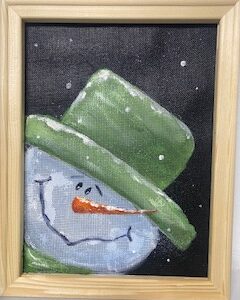 Snowman on Screen - Painting Tutorial