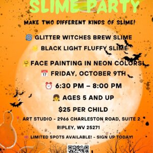 GLOW - Kids Slime Party | FRIDAY | 10-16-2026 | 6:30 pm - 8:00 pm